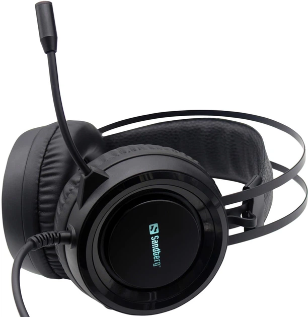 Słuchawki Sandberg Dominator Headset RGB (5705730126222) - Zdjęcie 2 Słuchawki Sandberg Dominator Headset RGB (5705730126222) - obraz 2