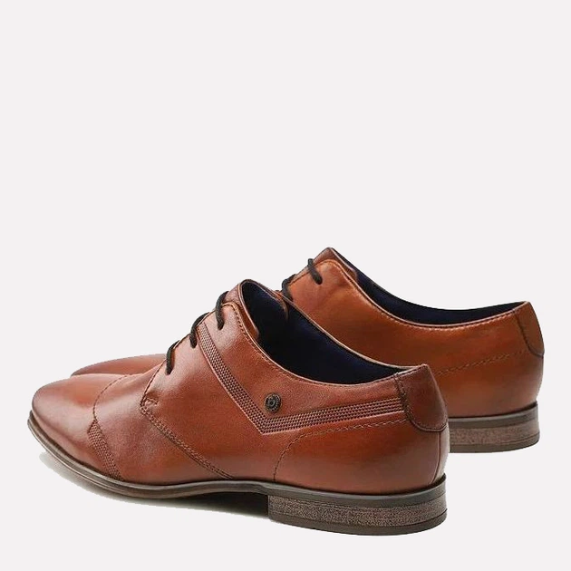 Derby męskie Bugatti 312-A311D-4100-6300VE 46 30 cm Brazowy (5904248895976) - obraz 3