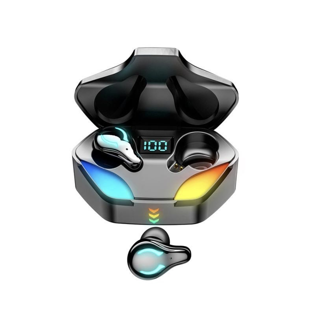 Игровые беспроводные наушники Bluetooth TWS X1 с зарядным кейсом ...