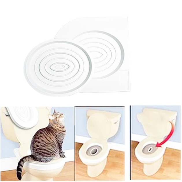 Туалет для котов и кошек CitiKitty Toilette Training Kit кошачий туалет-лоток для приучения к унитазу - изображение 6