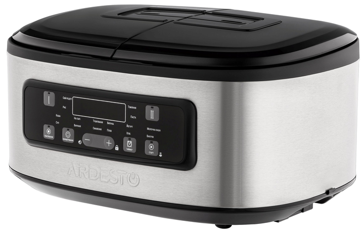 Мультиварка ARDESTO DMC-SA1212SB 900 Вт з двомя чашами - изображение 2