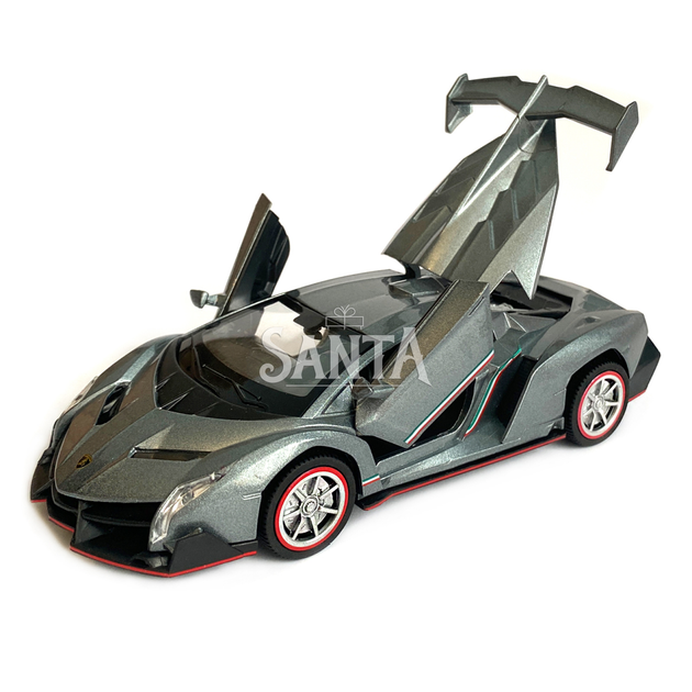 Игрушечная машинка металлическая Lamborghini (Ламборгини ) "АвтоЕксперт", серебро, свет, звук, инерция, 81322 - Фото 4 Игрушечная машинка металлическая Lamborghini (Ламборгини ) "АвтоЕксперт", серебро, свет, звук, инерция, 81322 - изображение 4