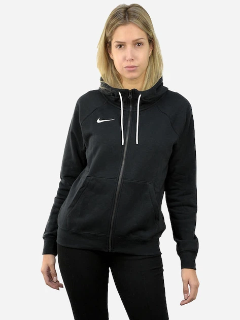 Толстовка на блискавці з капюшоном жіноча Nike Park 20 Full-Zip Hoody Wmns CW6955-010 XL Чорна (194502379198) - зображення 3