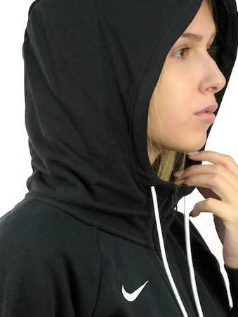 Толстовка на блискавці з капюшоном жіноча Nike Park 20 Full-Zip Hoody Wmns CW6955-010 XL Чорна (194502379198) - зображення 4
