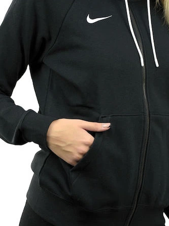 Толстовка на блискавці з капюшоном жіноча Nike Park 20 Full-Zip Hoody Wmns CW6955-010 XL Чорна (194502379198) - зображення 5