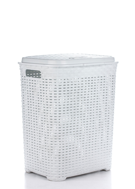 Корзина для белья Violet 45 л Белая 0778-bl от продавца: Big Service RM ...