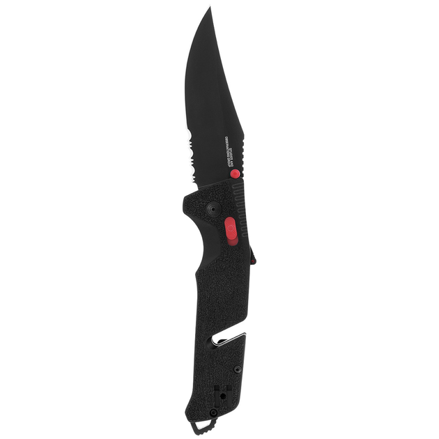 Ніж іж складаний SOG Trident AT, Black/Red/Partially Serrated (частково зазубрений) (SOG 11-12-02-41) - зображення 1