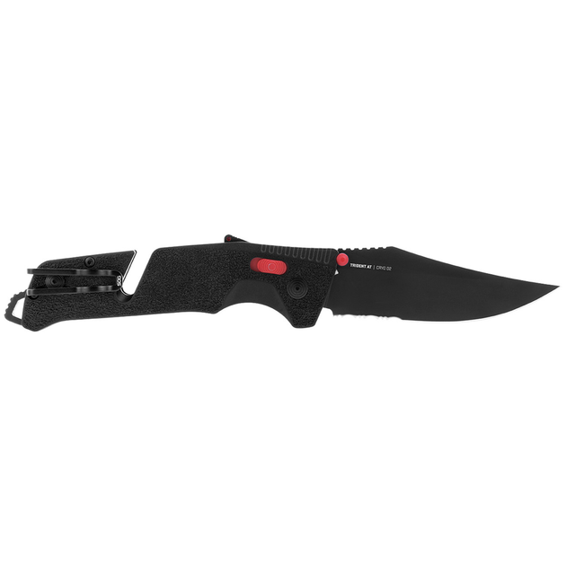 Ніж іж складаний SOG Trident AT, Black/Red/Partially Serrated (частково зазубрений) (SOG 11-12-02-41) - зображення 2