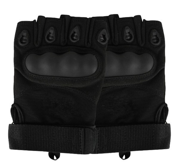Тактичні Рукавиці Tactical Gloves PRO безпалі рукавички чорні розмір XL - зображення 2