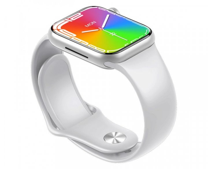 Смарт-часы WearFit Pro GS7 mini 41mm Silver While – фото, отзывы ...