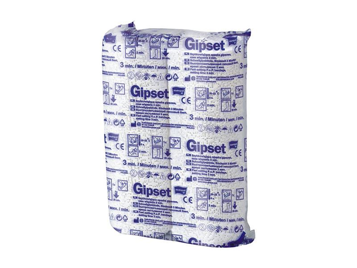 Бинт гіпсовий GIPSET 15 см x 3 м, 3 хв 2 шт. в уп. (5900516843380) - изображение 1