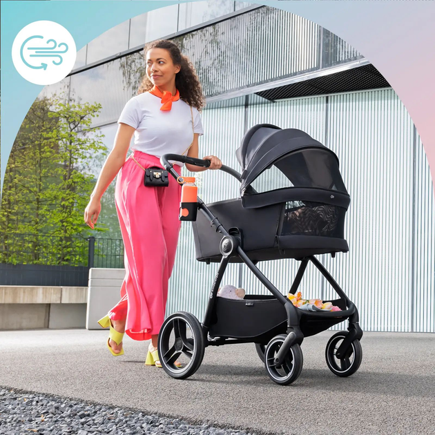Универсальная коляска 2 в 1 Kinderkraft Nea Midnight Black (KSNEA000BLK2000) - изображение 8