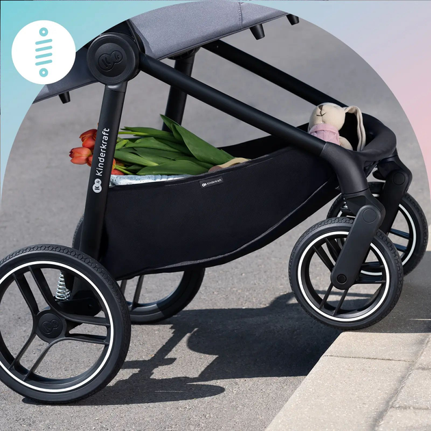 Универсальная коляска 2 в 1 Kinderkraft Nea Midnight Black (KSNEA000BLK2000) - изображение 9