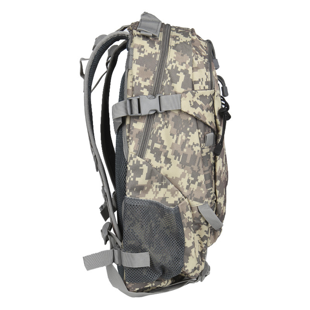 Тактический рюкзак 40 л. AOKALI вместительный и многофункциональный Outdoor A57 (Grey Pixel) - изображение 2