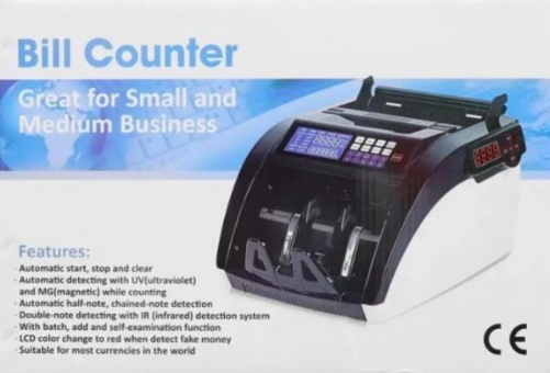 Счетная машинка для денег c детектором UV и выносным боковым дисплеем Bill Counter AL 6100 А - изображение 3