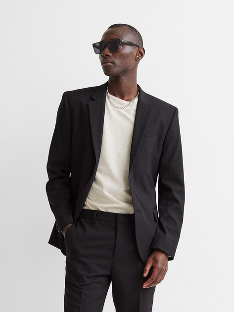 Пиджак H&M XAZ343314GQCU 52 Черный (DD8000006470748) – в интернет ...