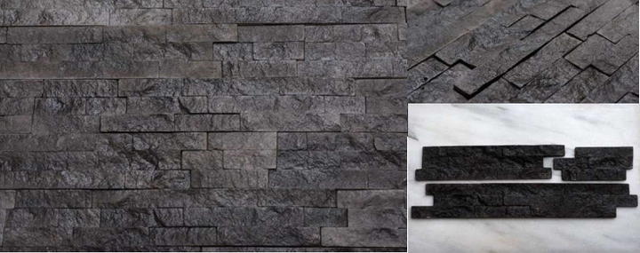 Декоративний гіпсовий камінь Dunay Slatestone Blacke упаковка 0,84 м² - изображение 4
