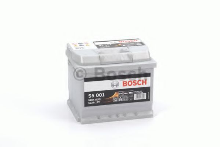 Аккумулятор 52Ah-12v BOSCH S5001 207x175x175 ,R,EN520 Bosch (0092S50010 ...