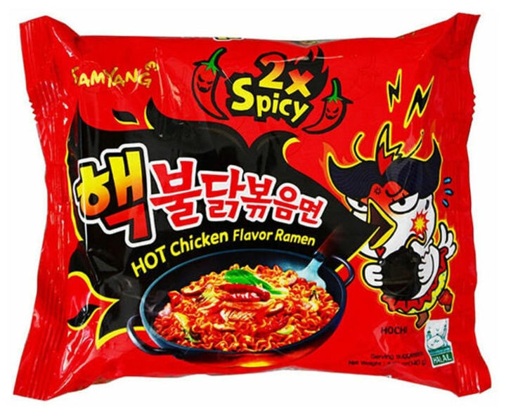 Лапша рамен Samyang Пультак огненно-острый с курицей 140 г (Р010 ...