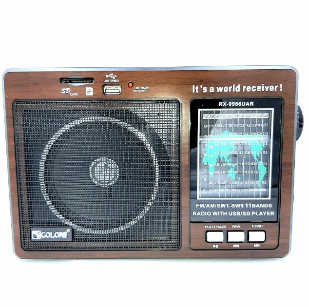 Радиоприёмник Golon RX-9966 аккумуляторный, USB/SD проигрыватель в ...