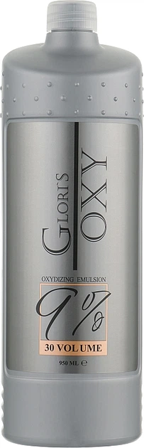 Окислювальна емульсія 9% - Glori's Oxy Oxidizing Emulsion 30 Volume 9% 950ml (967698-93674) - зображення 2