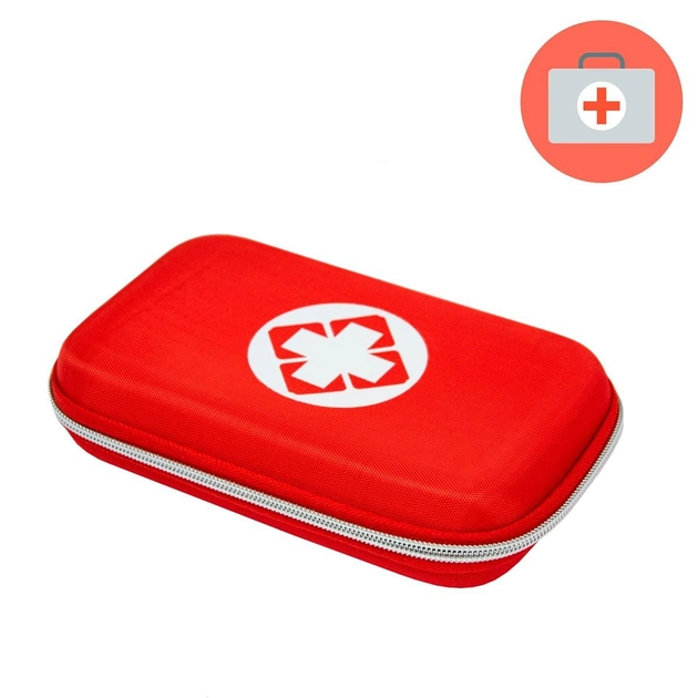Аптечка-органайзер Красная (21х13х5см) органайзер для медикаментов (1009572-Red) - изображение 1