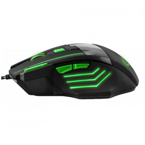 Миша провідна Esperanza Mouse MX201 WOLF 2400dpi Green - зображення 3