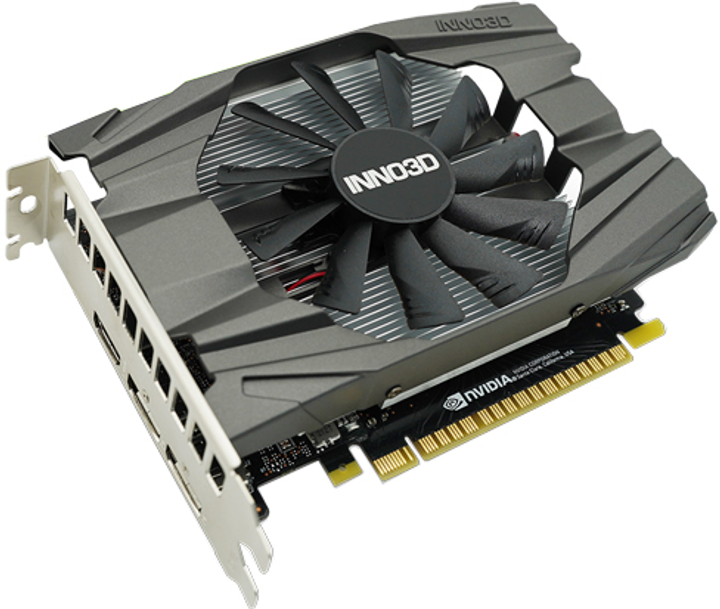 Видеокарта INNO3D PCI-Ex GeForce GTX 1630 Compact 4GB GDDR6 (64bit ...