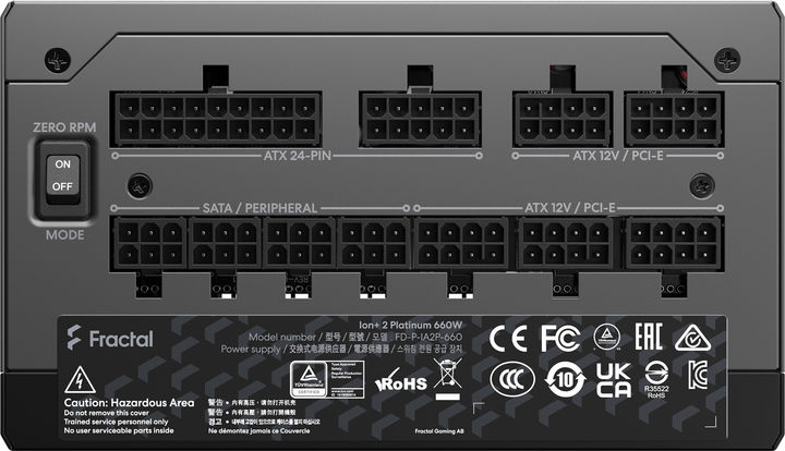 Блок питания Fractal Design Ion + 2 Platinum 660W (FD-P-IA2P-660-EU) - изображение 8