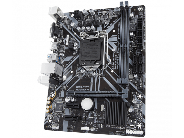 Материнська плата Gigabyte H310M H - изображение 4
