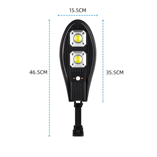 Вуличний світлодіодний ліхтар на сонячній батареї з пультом Solar Light SL-62T-2COB настінний світильник акумуляторний - зображення 5