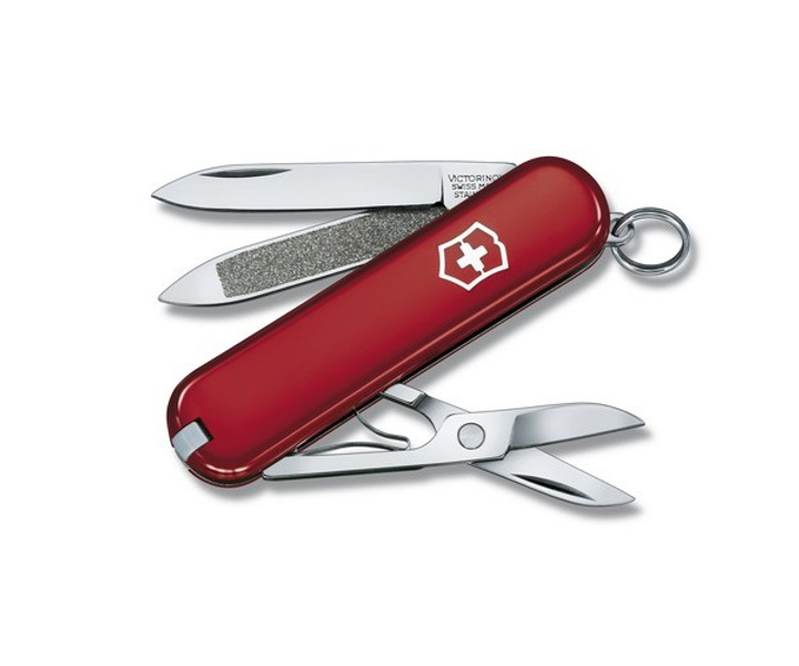 Ніж Victorinox Classic 58 мм 7 предметів червоний (Vx06203) - зображення 1