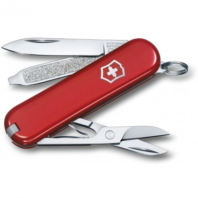 Ніж Victorinox Classic SD 58 мм 7 предметів червоний (Vx06223) - зображення 1