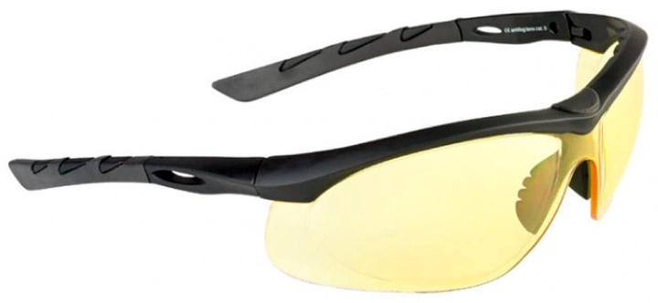Защитные очки Swiss Eye Lancer (черный) желтые линзы - изображение 1