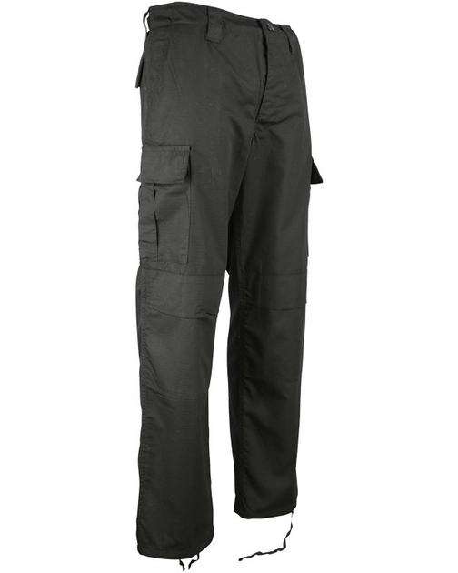 Штани тактичні Kombat uk M65 BDU Ripstop Trousers 30 30, чорний - изображение 1