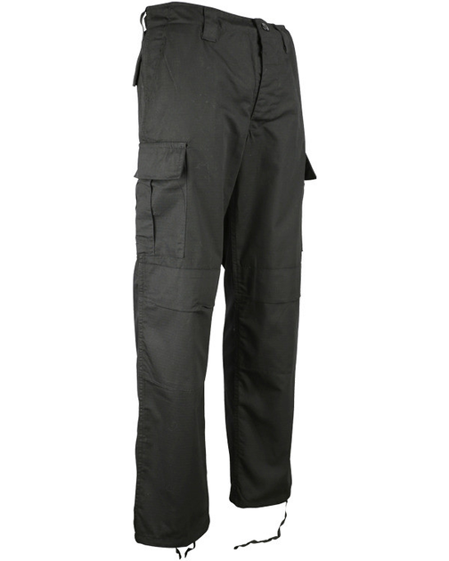 Штани тактичні Kombat M65 BDU Ripstop Trousers 42, чорний - зображення 1