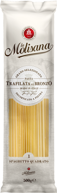 Макароны La Molisana Spaghetto Quadrato 500 г (8004690101513) - Фото 1 Макароны La Molisana Spaghetto Quadrato 500 г (8004690101513) - изображение 1
