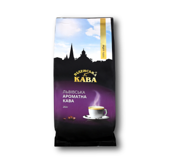 Кава в зернах "Львівська Ароматна" 1 кг - Фото 3 Кава в зернах "Львівська Ароматна" 1 кг - зображення 3