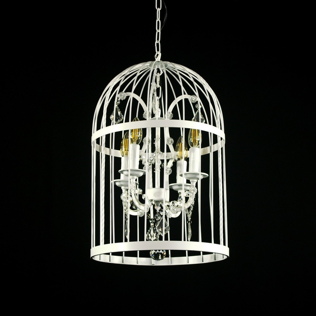 Люстра клетка Bird cage chrome Lantern Falcon от ImperiumLoft