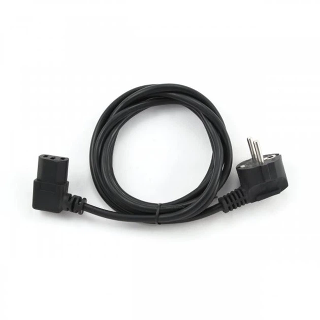Кабель силовой Cablexpert (PC-186A-VDE1B-1.5M) CEE7/7-C13, 90 градусов ...
