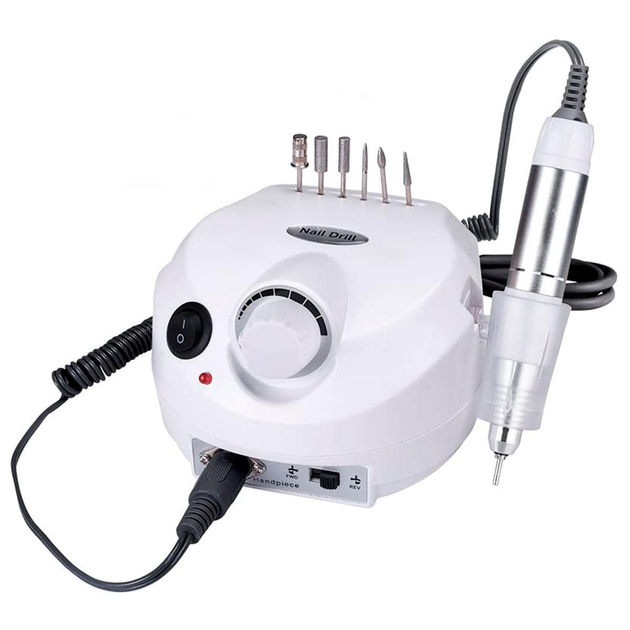 Фрезер для маникюра и педикюра Drill Pro Nail Drill (белый), 35000 об ...