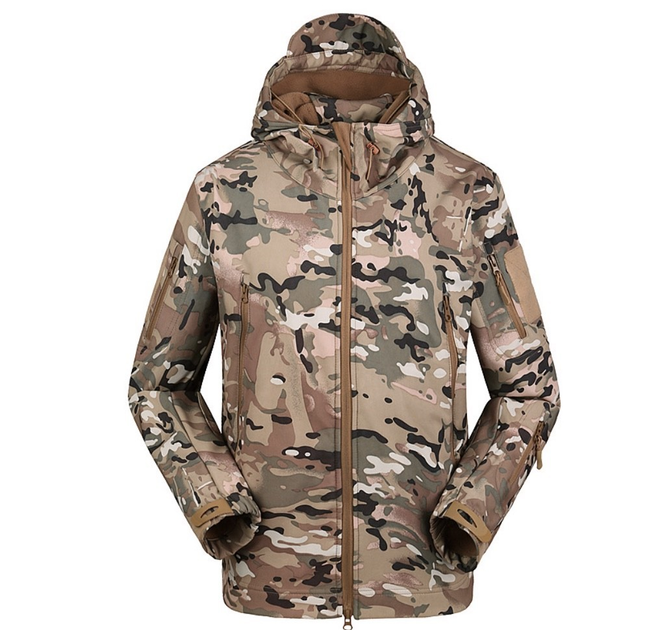Куртка тактическая водонепроницаемая Tactical Pro Water&Wind proof SoftShell Jacket XXL мультикам (352154427) - изображение 1