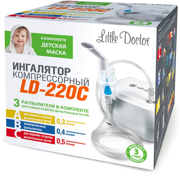 Інгалятор LITTLE DOCTOR LD-220С - зображення 6