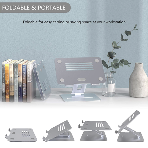 Подставка для ноутбука Yanavee Laptop Stand Gray (LS 002) - Фото 6 Подставка для ноутбука Yanavee Laptop Stand Gray (LS 002) - изображение 6