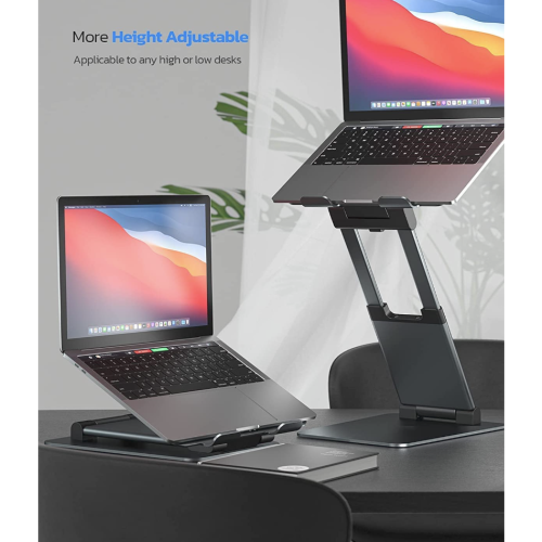 Подставка для ноутбука Nulaxy Ergonomic Laptop Stand Gray (C5-01) - изображение 3
