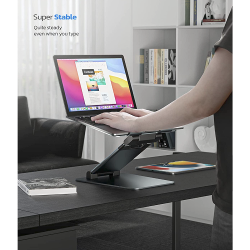 Подставка для ноутбука Nulaxy Ergonomic Laptop Stand Gray (C5-01) - изображение 4