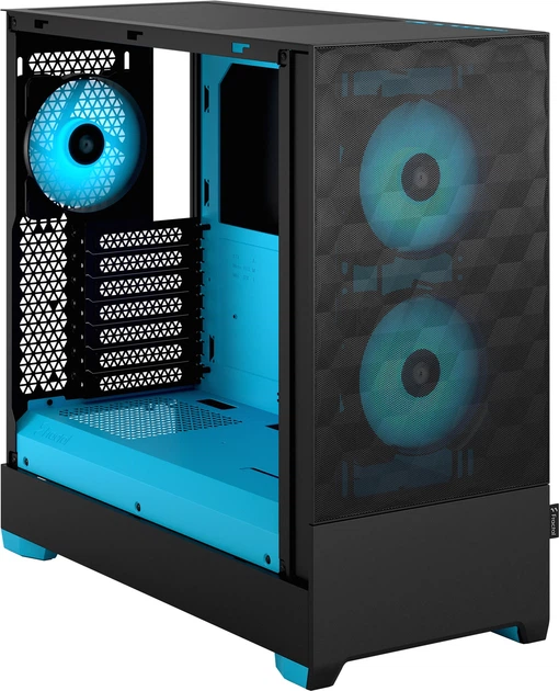 Obudowa Fractal Design Pop Air RGB Cyan Core TG (FD-C-POR1A-02) - obraz 7