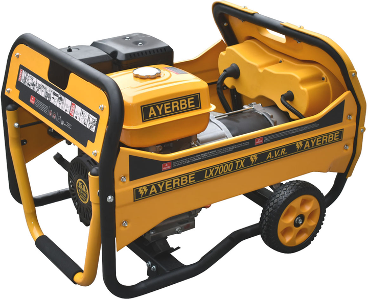 Генератор бензиновый AYERBE LX 7000 TX 6.5 кВт 400 В/2.1 кВт 230 В ...