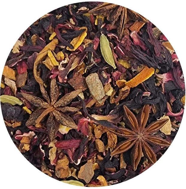 Акція на Суміш чаю квіткового та фруктового з прянощами Чайні шедеври Глінтвейн 500 г від Rozetka