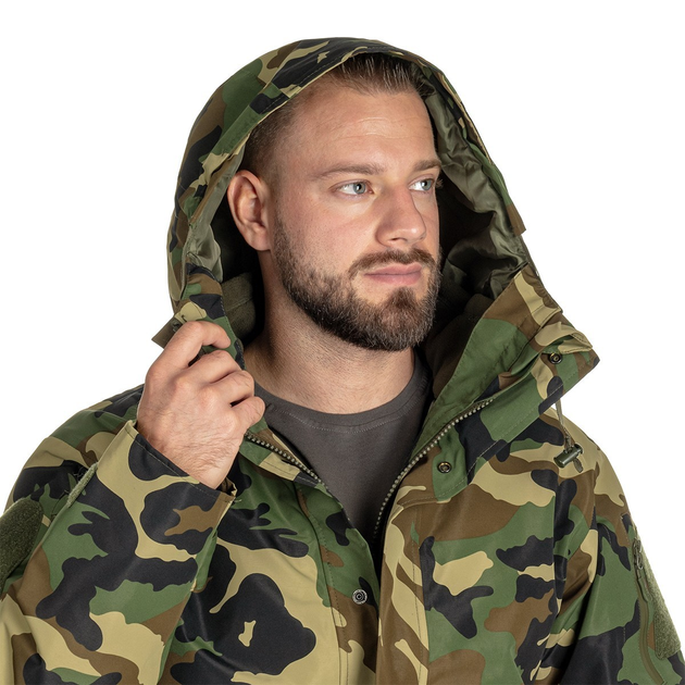 Куртка Mil-Tec Тепла Тактична Ecwcs Wet Weather Gen.II З Підкладкою Woodland M - зображення 2